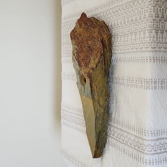 River rock oil candle, heavyweight,  genuine rock - Picture 5 of 6